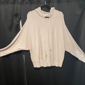 Chelsea & Theodore Cream Hooded Sweater